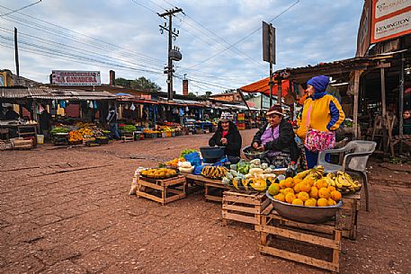 Concepcin street market, Paraguay, America