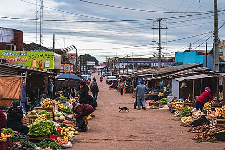 Concepcin street market, Paraguay, America