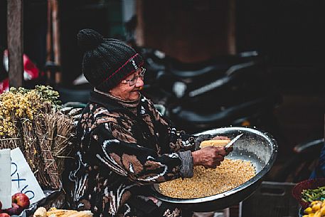 Paraguayan woman at the market of Concepcin, Paraguay, America