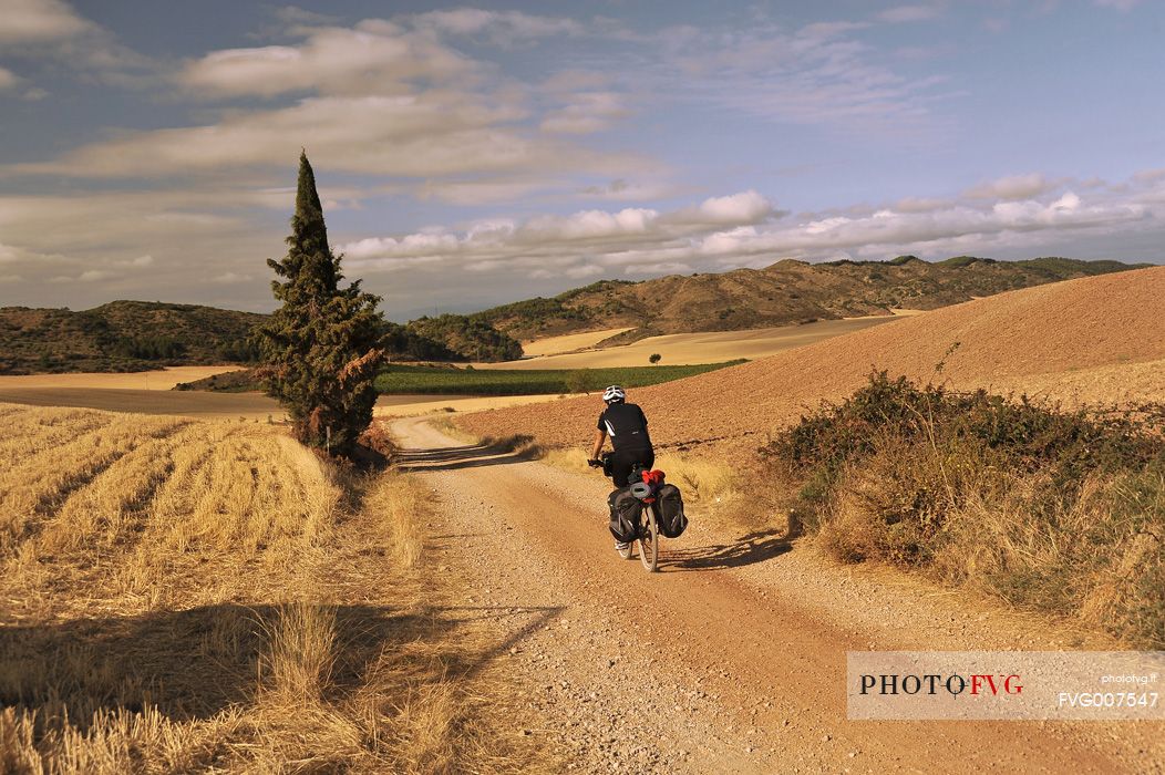 Way of St. James, Biking to Los Arcos, Navarre, Spain