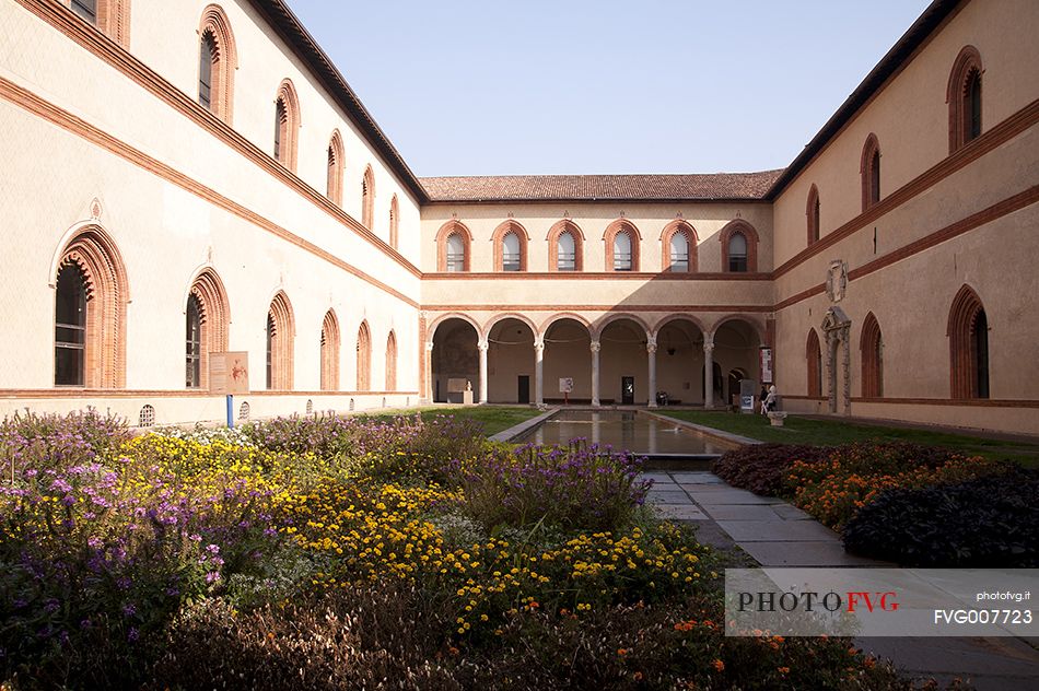 Duke's Courtyard in the Sforza Castle