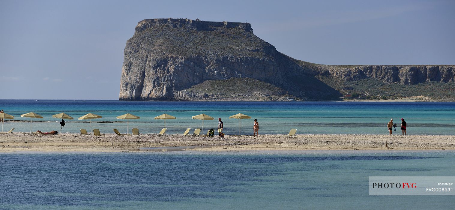 Holiday in Balos Beach, Chania, Crete island, Greece, Europe