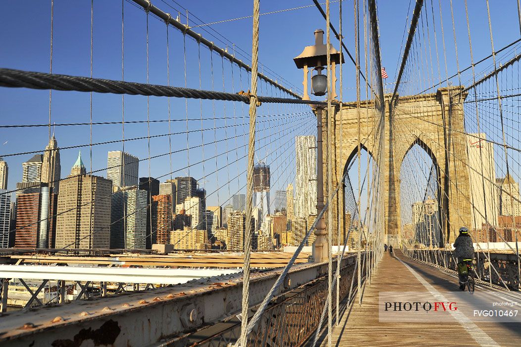 Brooklyn Bridge in the morning