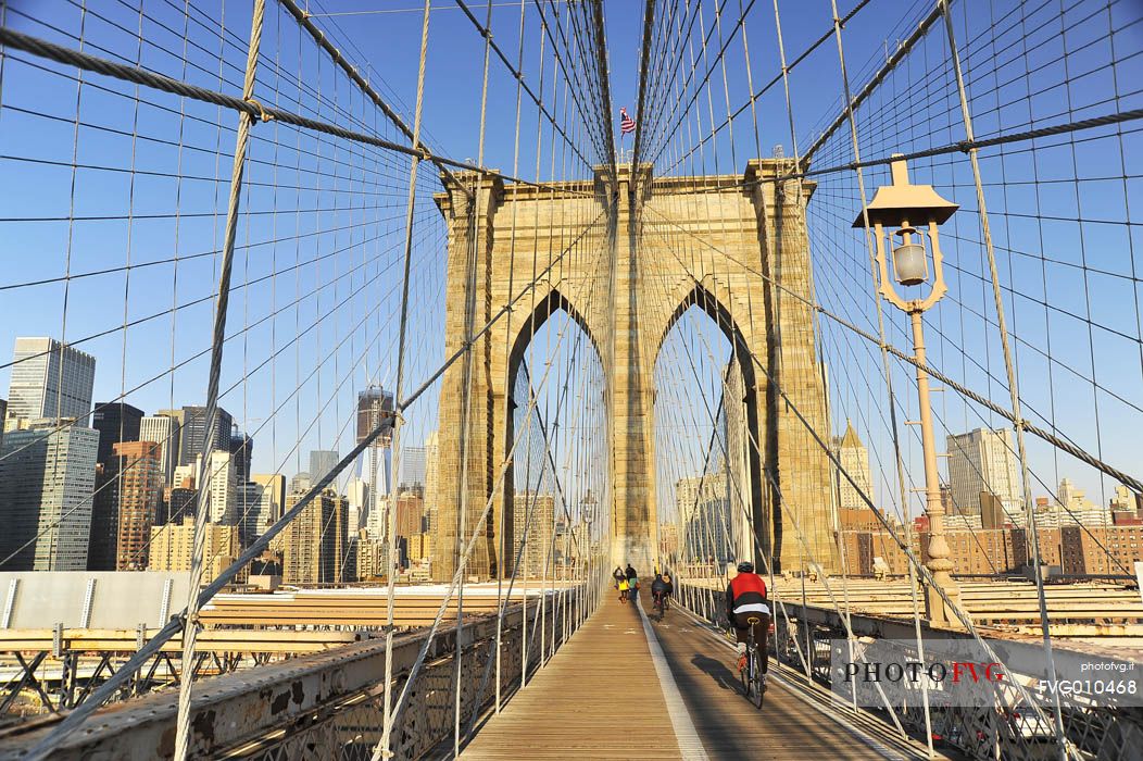 Brooklyn Bridge in the morning