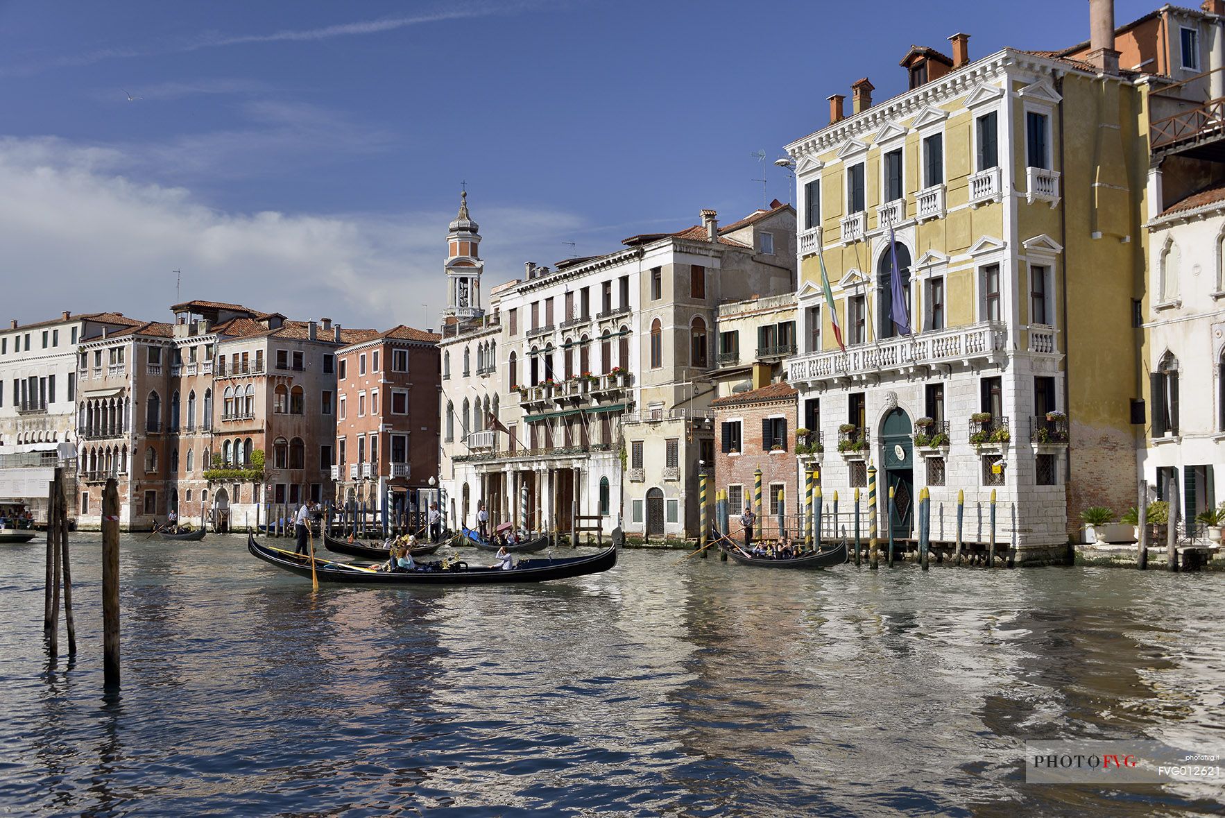 Gondolier in Canal Grande