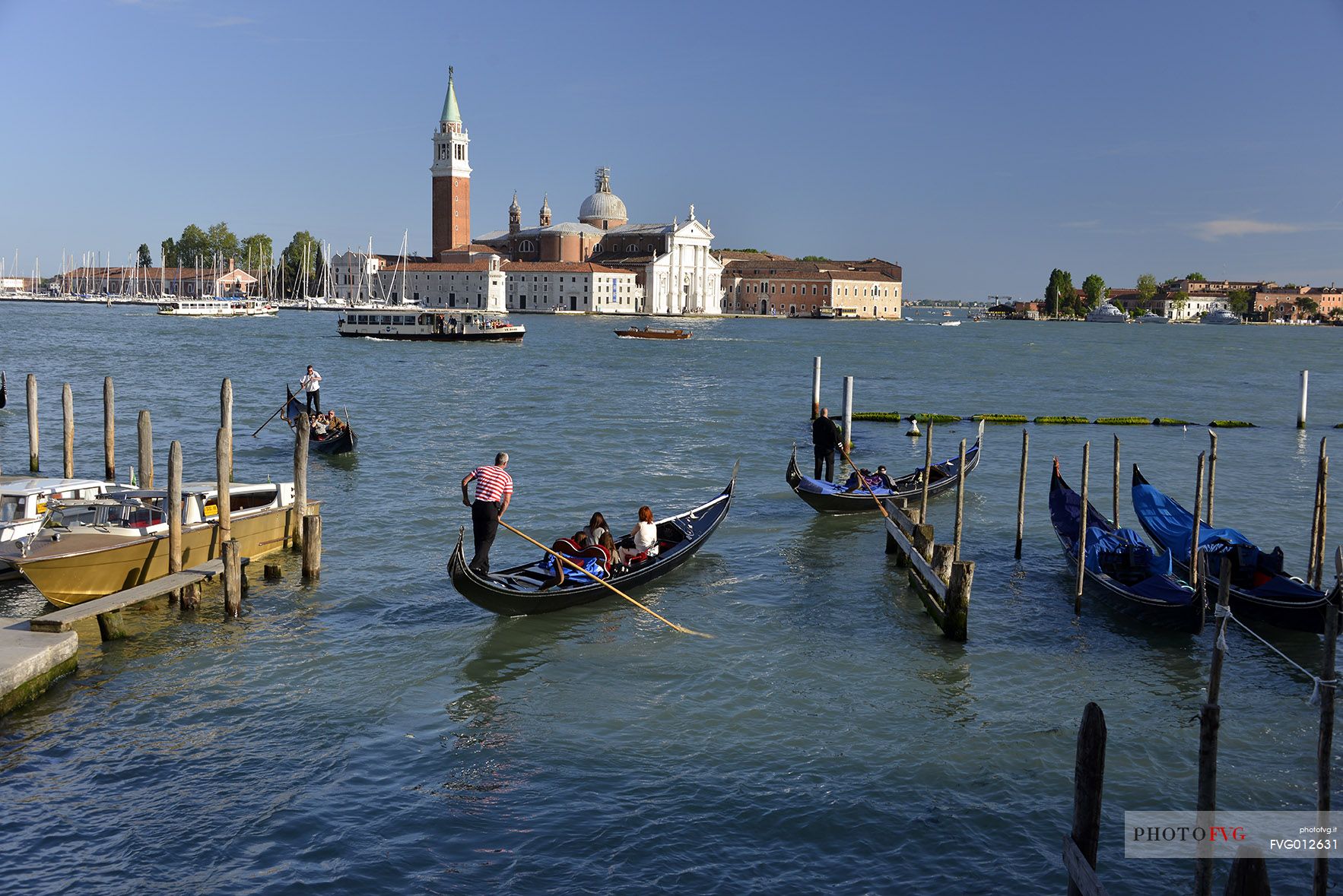 Gondolas in the San Marco basin