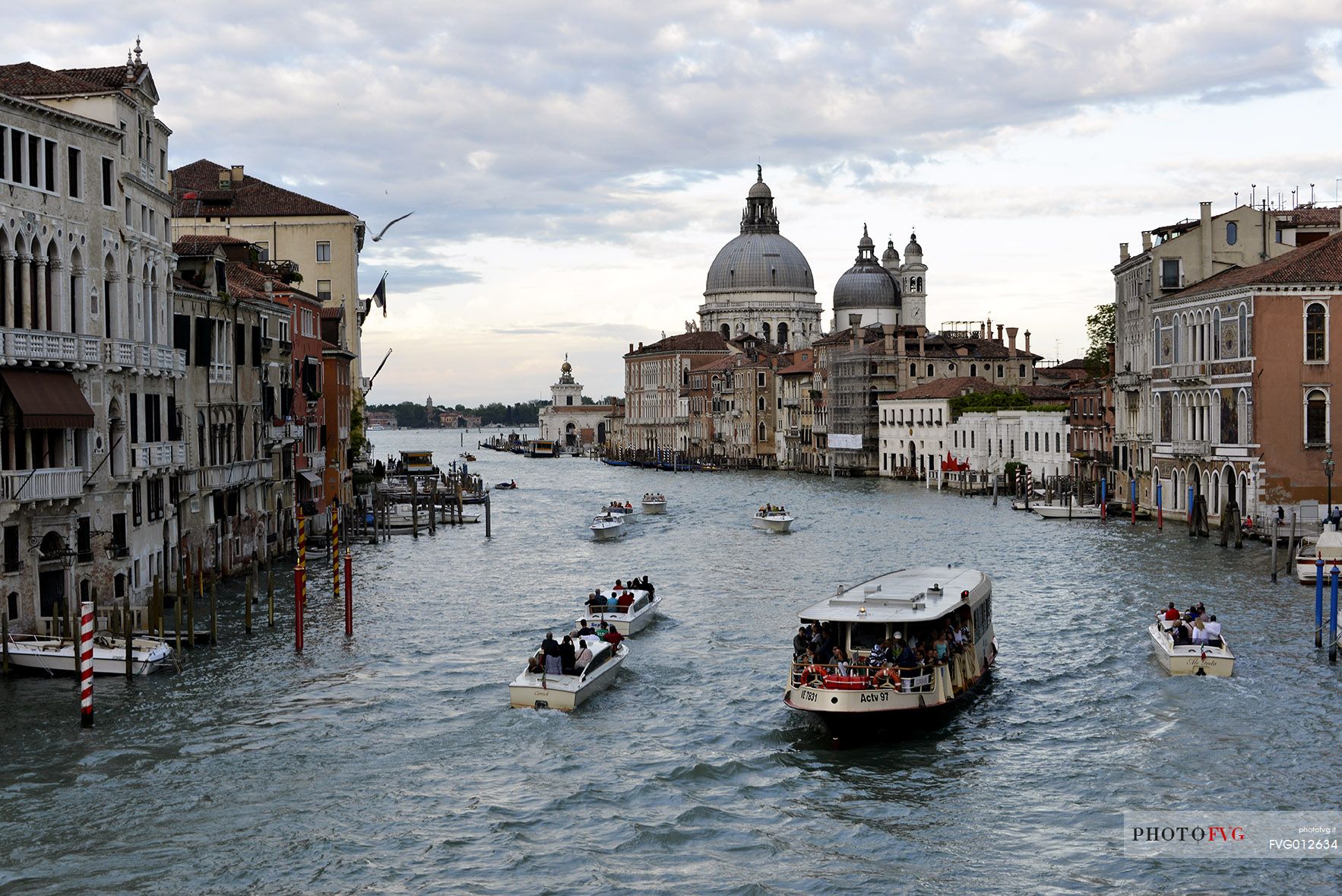 Basilica della Salute and Punta della Dogana from the Accademia bridge