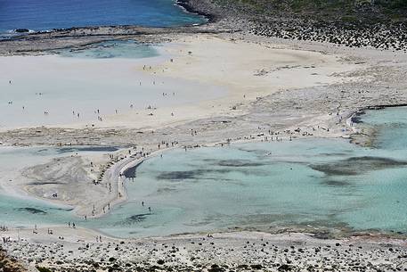 Balos Beach view from the hill