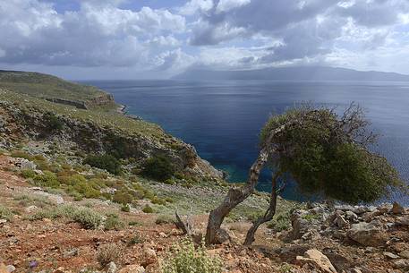 9 KM of dirt road to reach Balos Lagoon