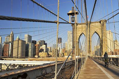 Brooklyn Bridge in the morning