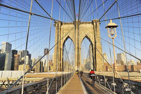 Brooklyn Bridge in the morning