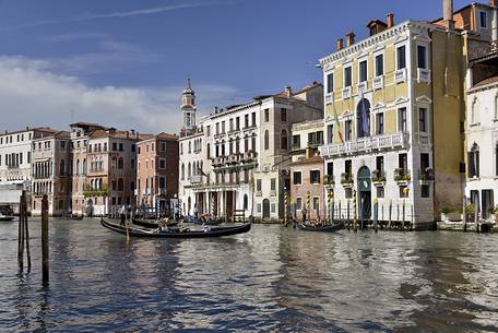 Gondolier in Canal Grande