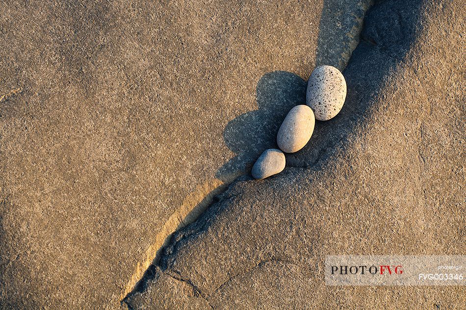 Stones in Praiola bay