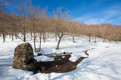 Source of drinking water along Nebrodi's ridge