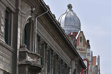 Architecture in the streets of Timisoara, Romania, Europe