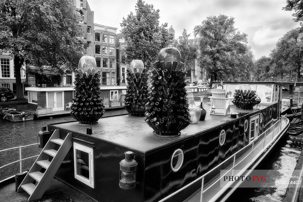 A boat museum, Amsterdam, Holland