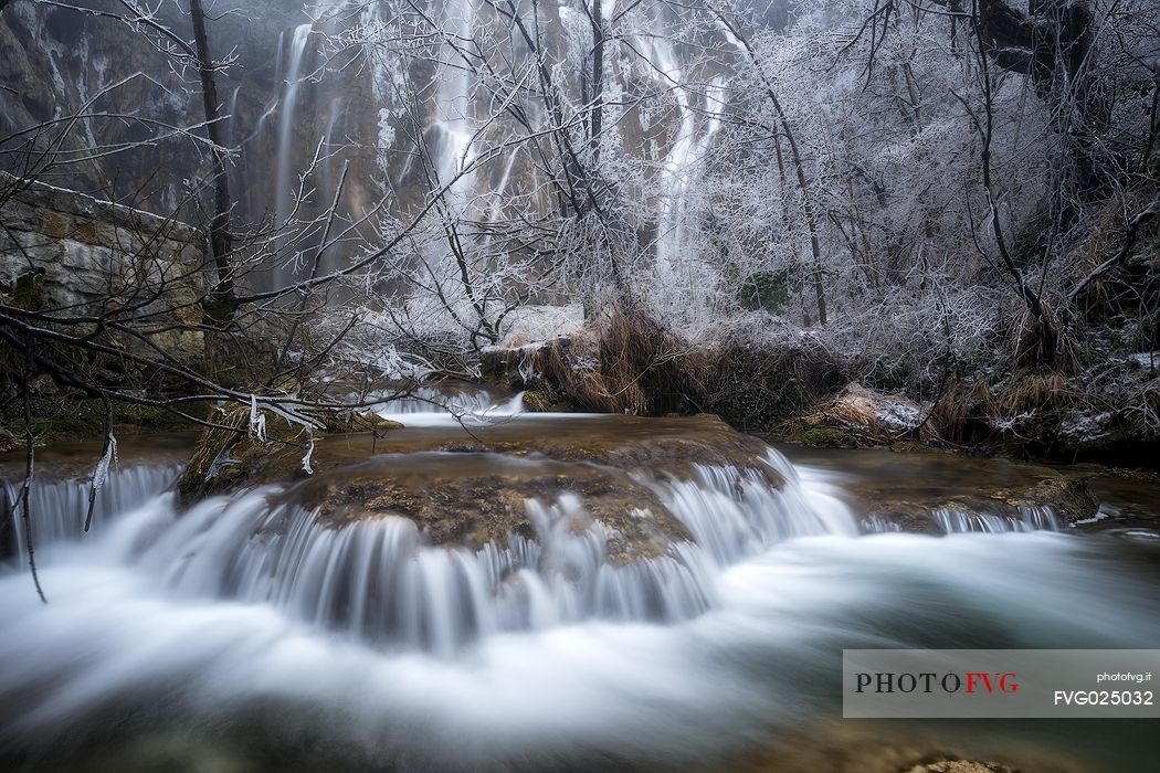 Waterfalls in Plitvice National park, Croatia