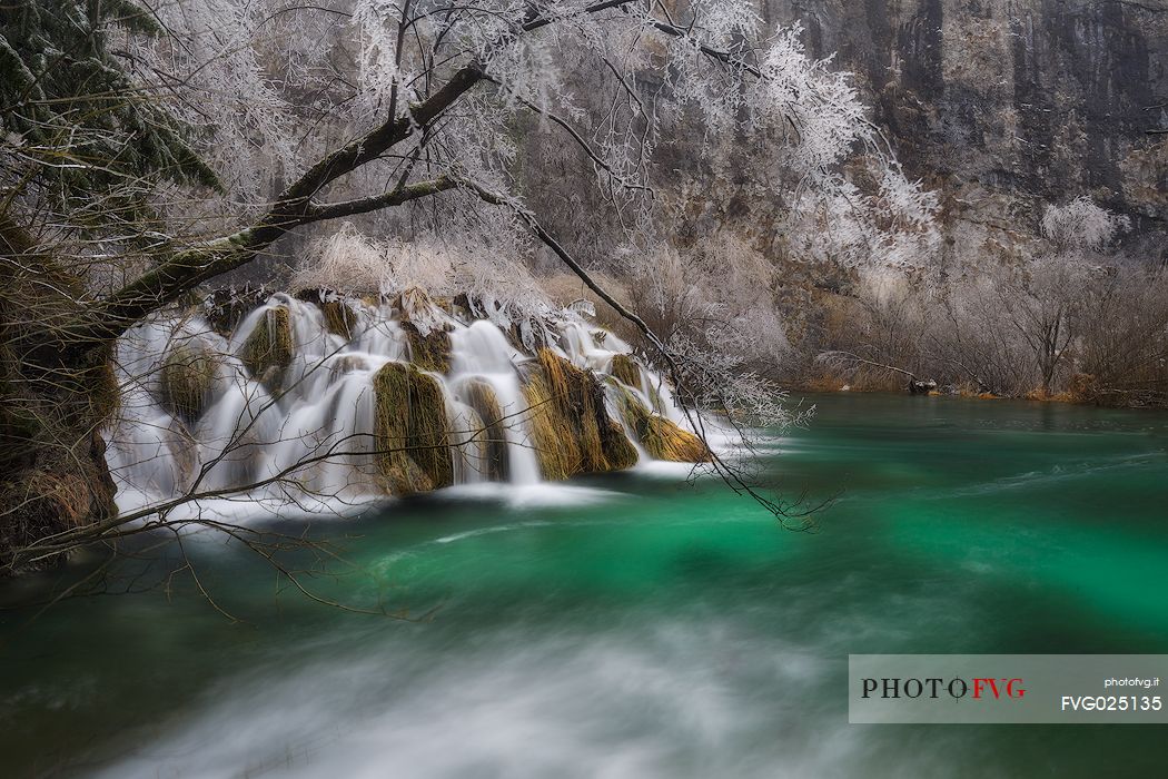 Waterfalls in Plitvice National park, Croatia