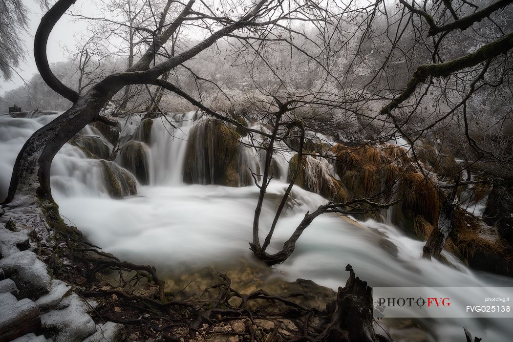 Waterfalls in Plitvice National park, Croatia