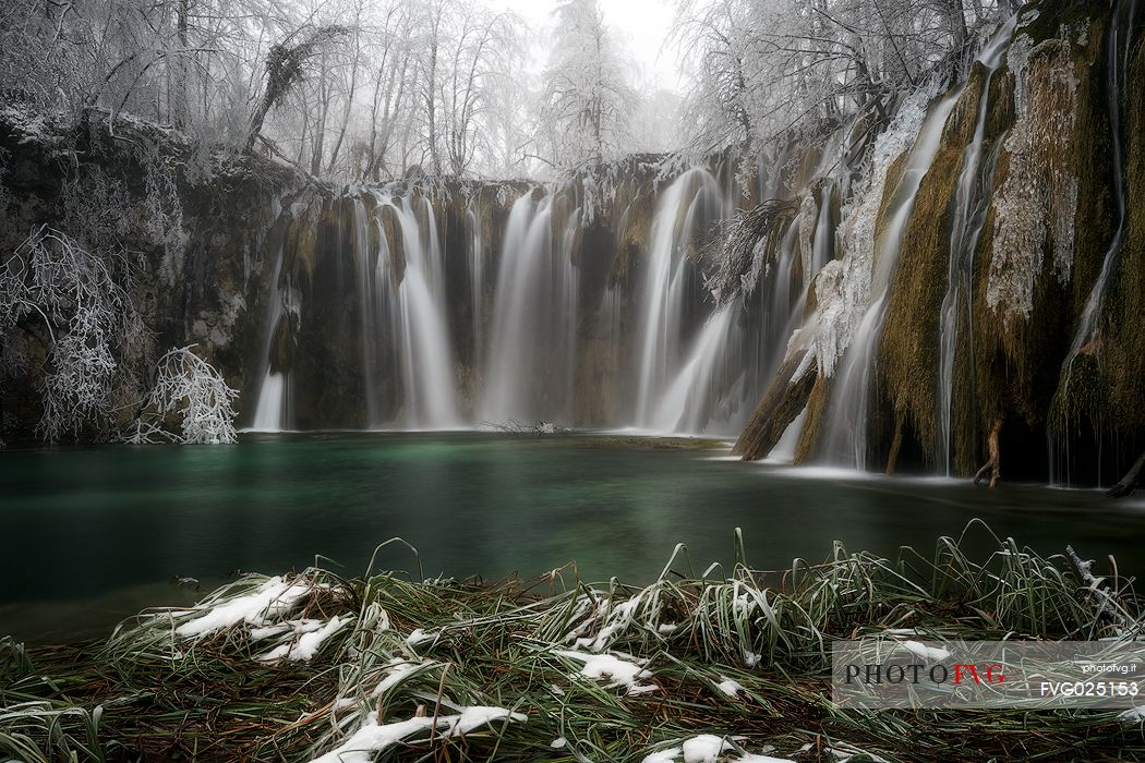 Waterfalls in Plitvice National park, Croatia