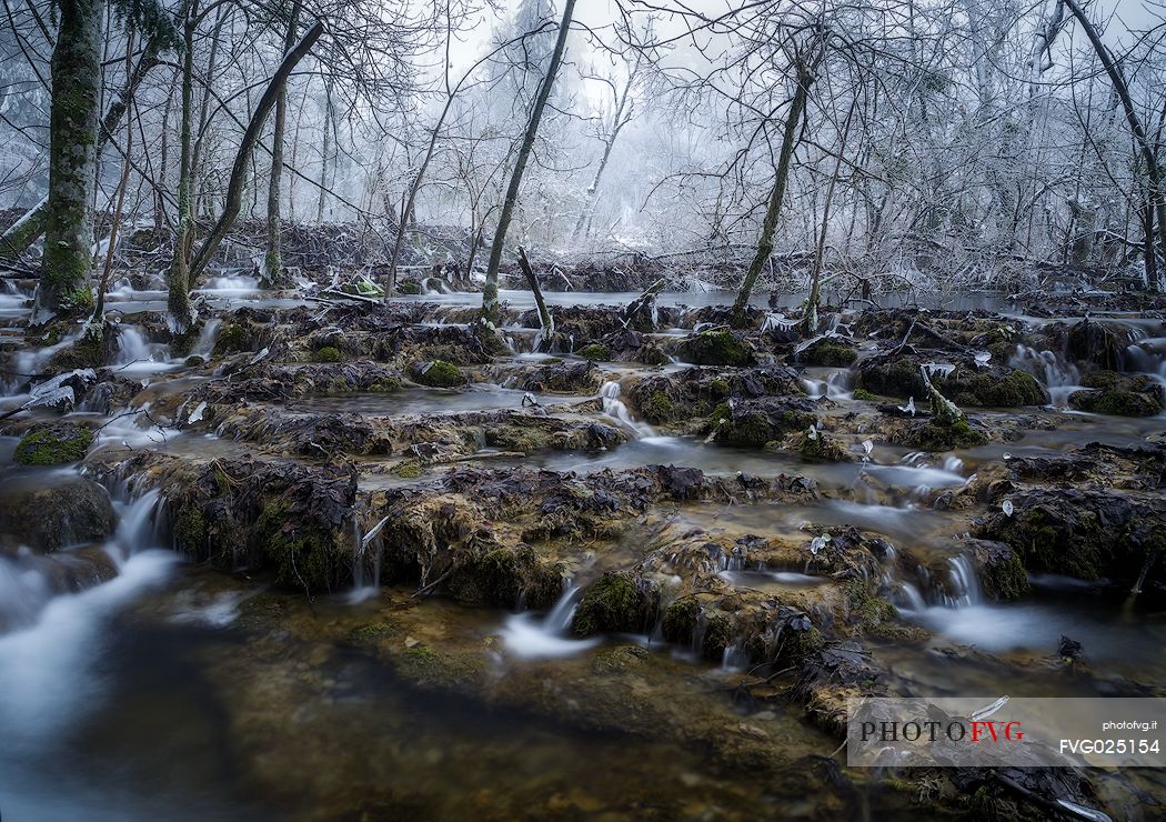 Waterfalls in Plitvice National park, Croatia