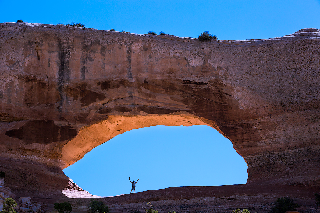 Wilson Arch, arches national park,Utah, usa