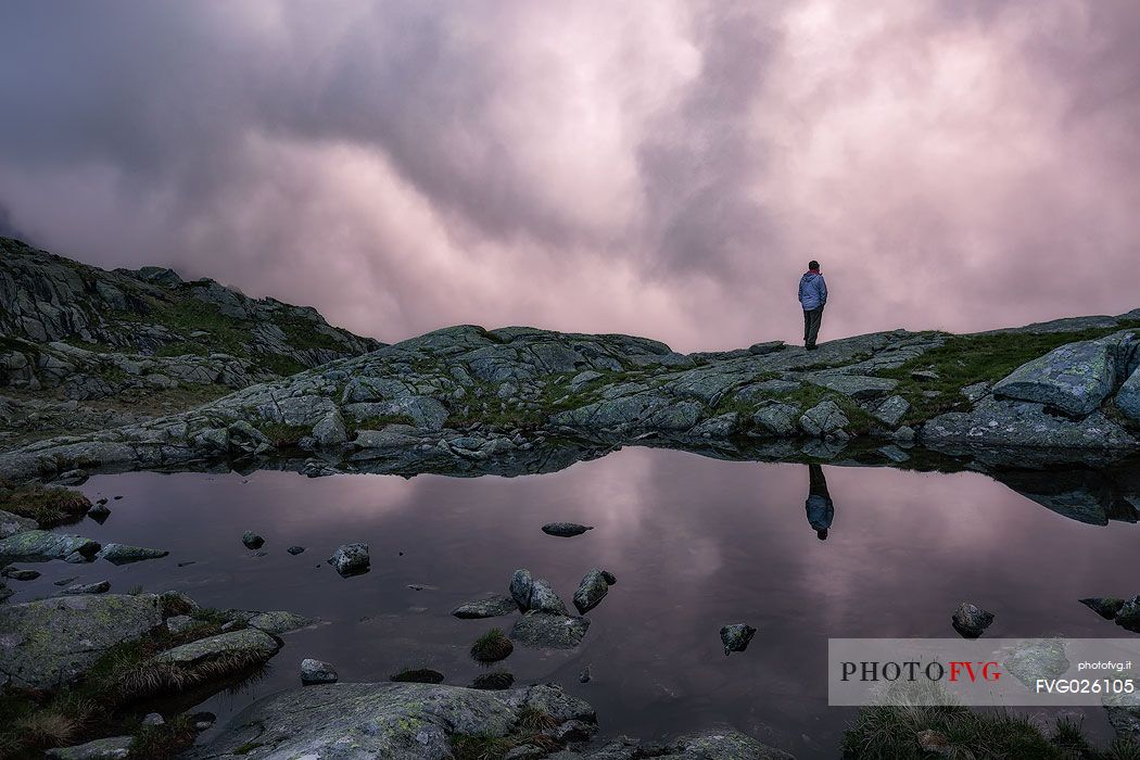 Lago Nero lake, Rendena valley, Adamello Brenta natural park, Trentino Alto Adige, Italy