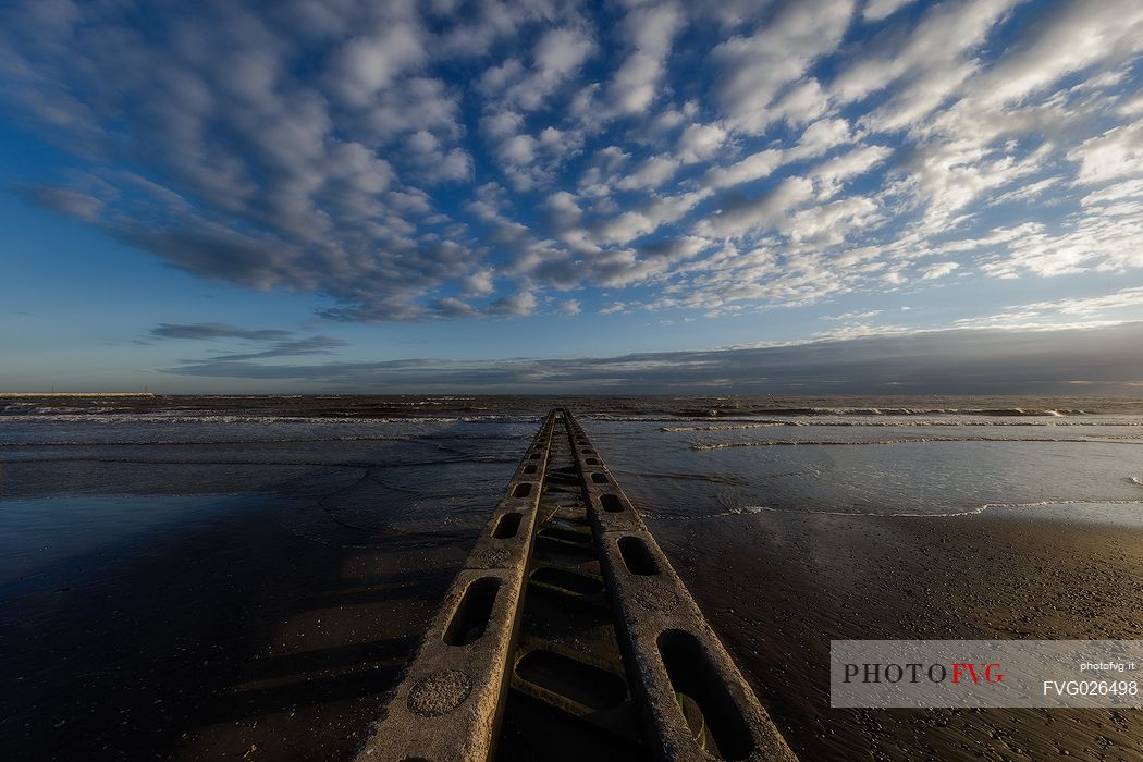 Breakwater, Caorle, Venice, Italy