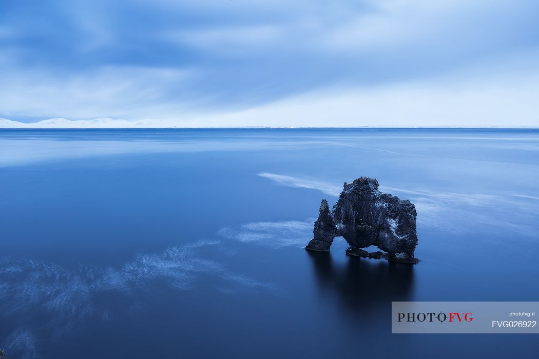 Hvitserkur rock a basalt monolith called  