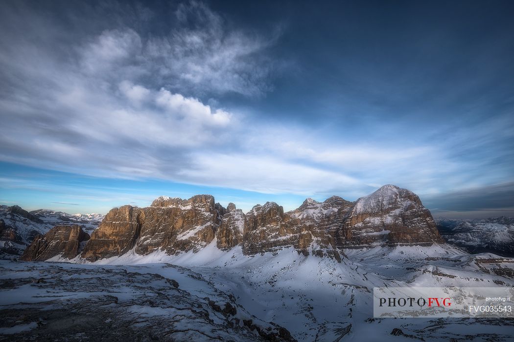 Tofane and Fanis mountain range, Cortina d'Ampezzo, dolomites, Italy, Europe