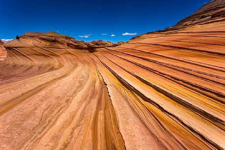 The Wave is a sandstone rock formation  located in Arizona close to  the Utah border, Paria Canyon-Vermilion Cliffs Wilderness, United States