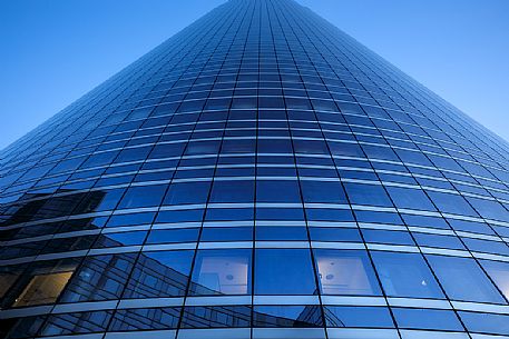 The Socit Gnrale twin towers .Tours Chassagne et Alicante, Cours Valmy. La Defense Paris, France