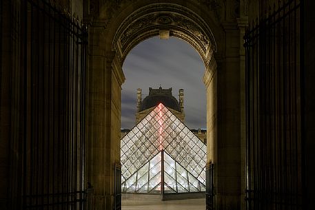 The Pyramid Of The Louvre, Paris, France