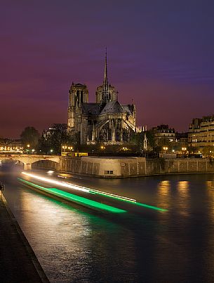 Back view of Notre Dame de Paris, Paris, France Back view of Notre Dame de Paris, Paris, France