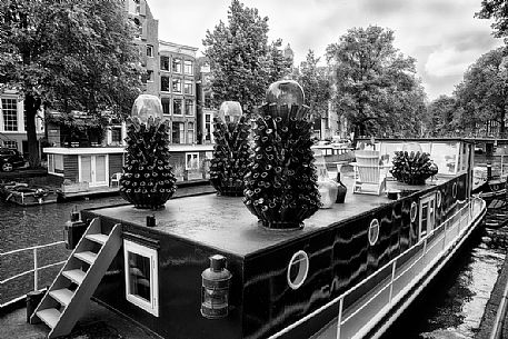 A boat museum, Amsterdam, Holland