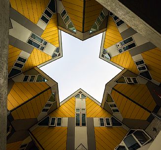 Cubic Houses (Kubuswoning) by Piet Blom, Rotterdam, Netherlands 