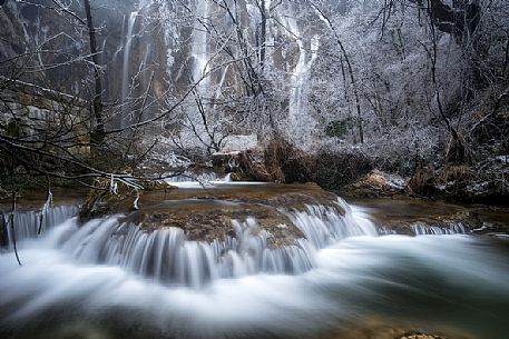 Waterfalls in Plitvice National park, Croatia