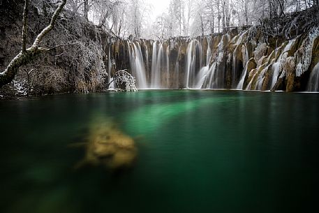 Waterfalls in Plitvice National park, Croatia