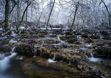 Waterfalls in Plitvice National park, Croatia