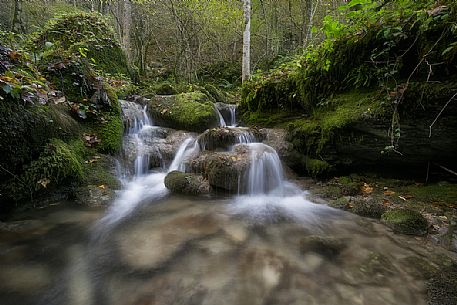 Kot stream a little creek in Natisone valley,  Friuli Venezia Giulia, Italy