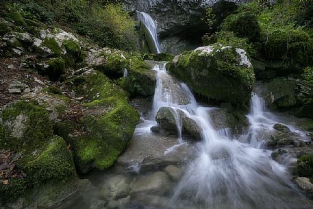 Kot stream a little creek in Natisone valley,  Friuli Venezia Giulia, Italy