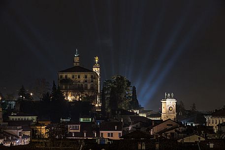 Scenic view by night of Udine Castle, Friuli Venezia Giulia, Italy Scenic view by night of Udine Castle, Friuli Venezia Giulia, Italy