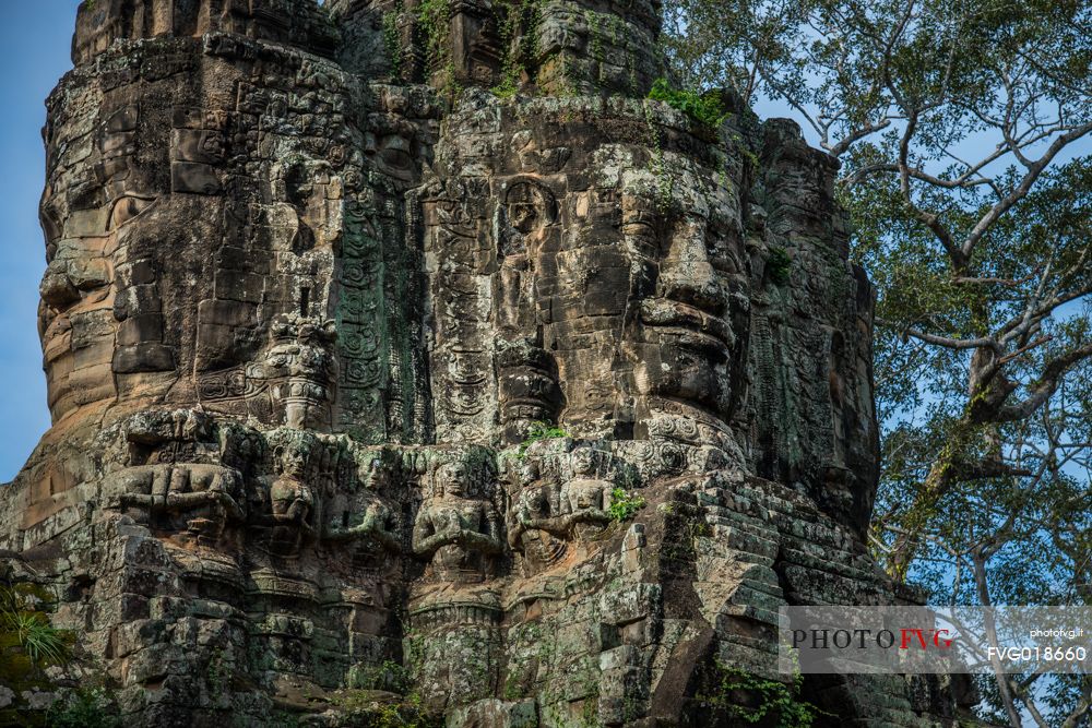 One of the gates from Angkor Wat