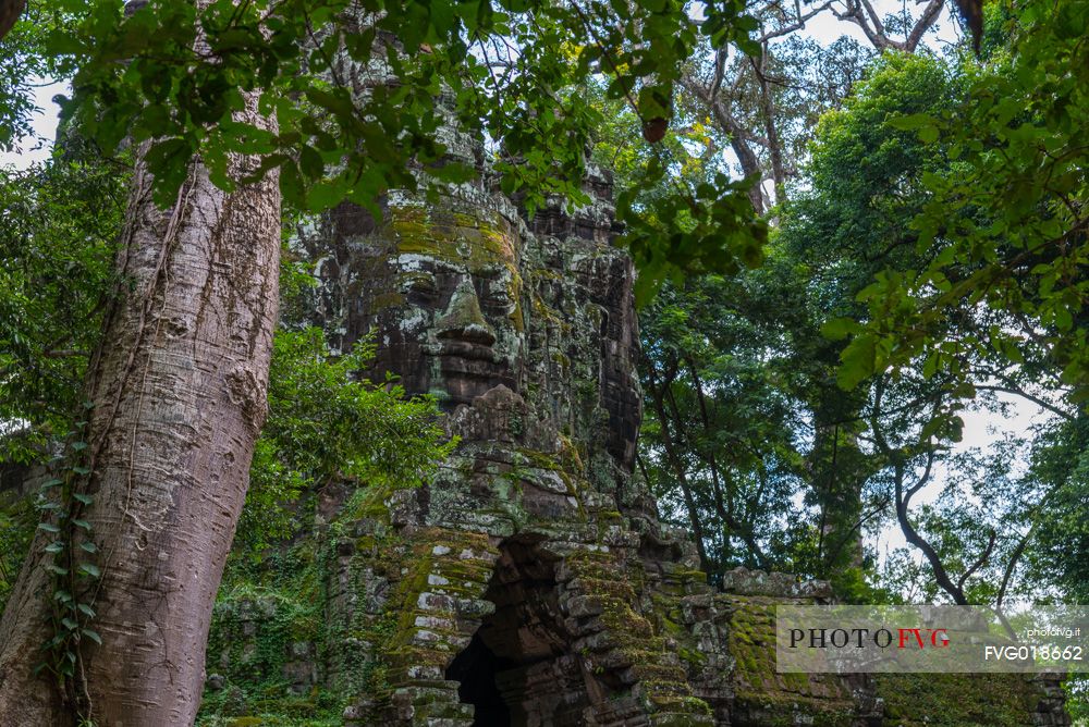 One of the gates from Angkor Wat