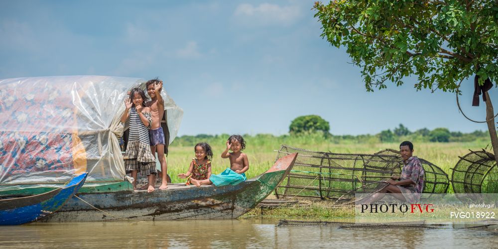 Waving Children