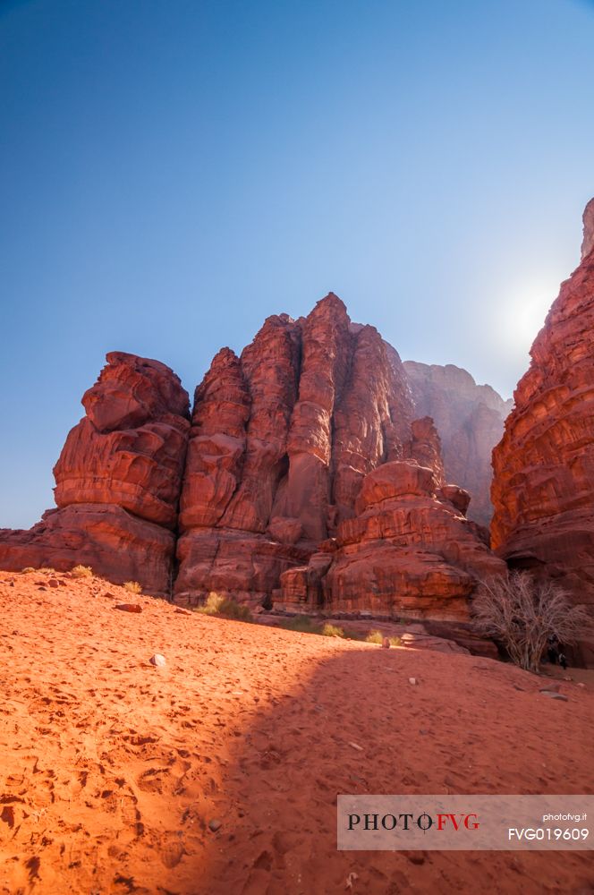 Mountain in the desert of Jordan