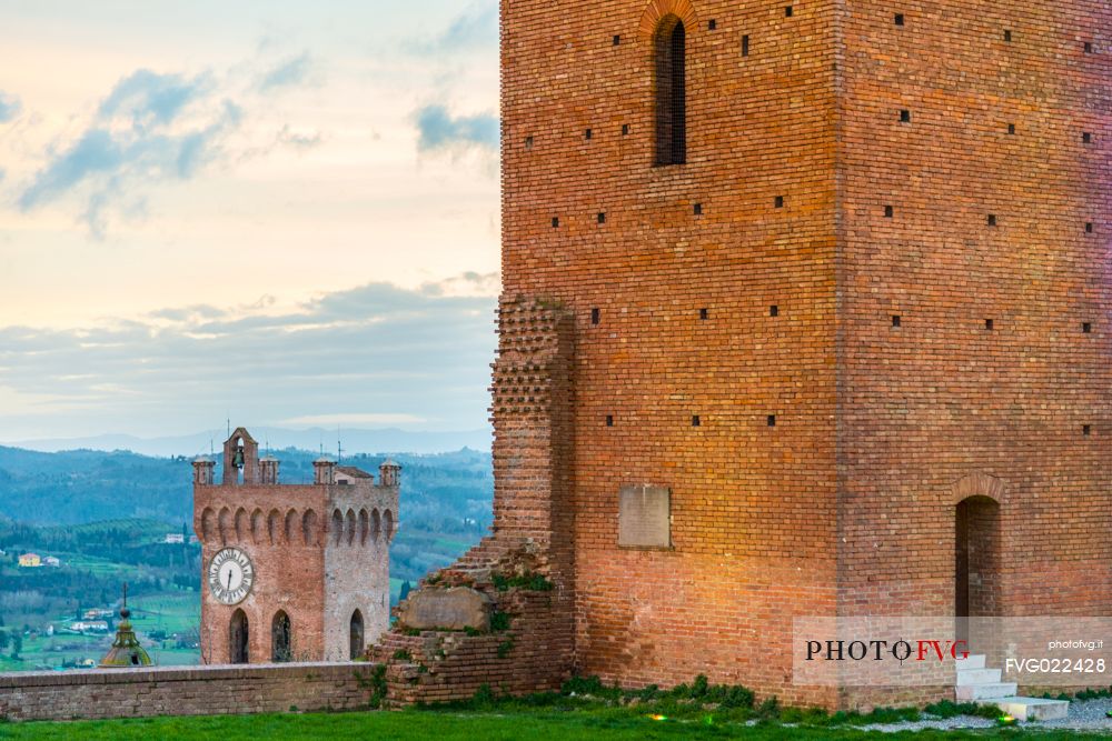 Tower of Matilde or Torre Matilde in San Miniato village, Tuscany, Italy