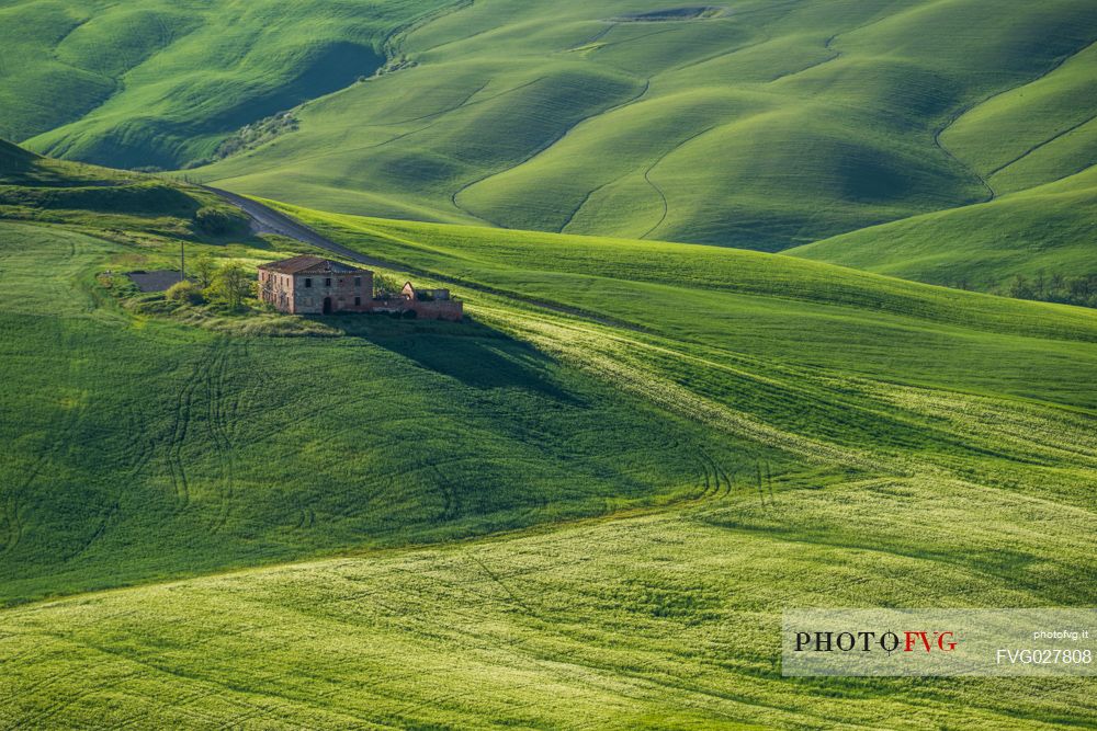 Spring in the Crete Senesi, Orcia valley, Tuscany, Italy