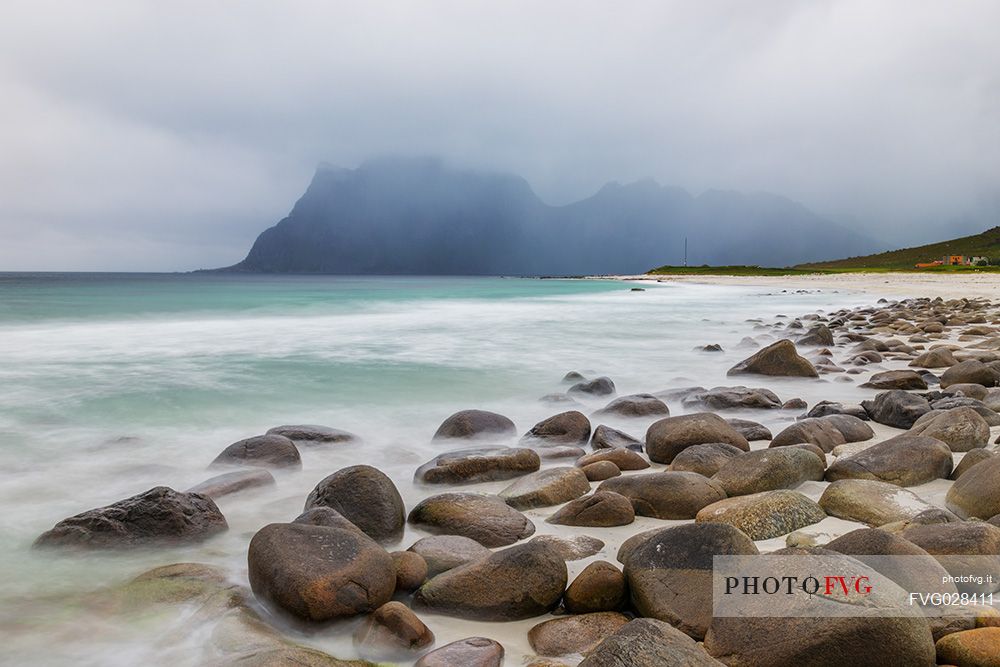 Uttakleiv beach, Lofoten Island, Norway