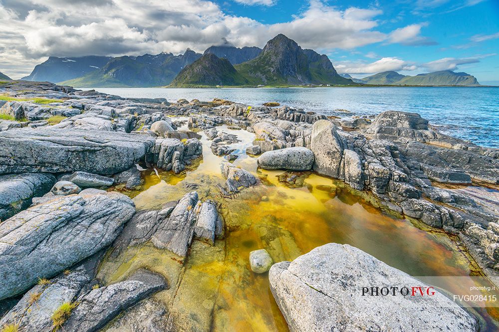 Vareid beach, Lofoten Islands, Norway